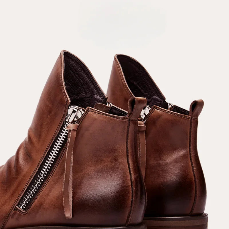 Botas Chelsea em Couro masculino