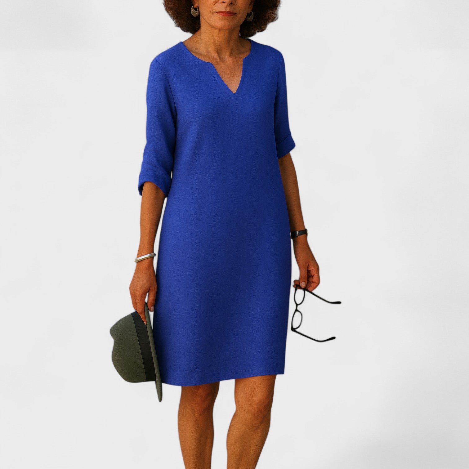 Vestido Elegância sem esforço feminino