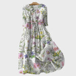 Vestido com Flores feminino
