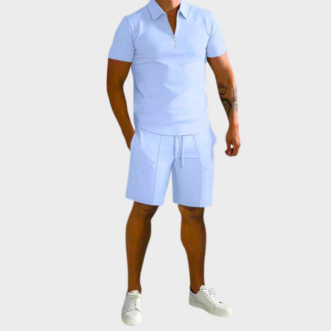 Conjunto Estiloso de Duas Peças masculino