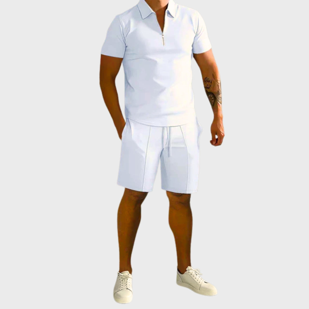 Conjunto Estiloso de Duas Peças masculino