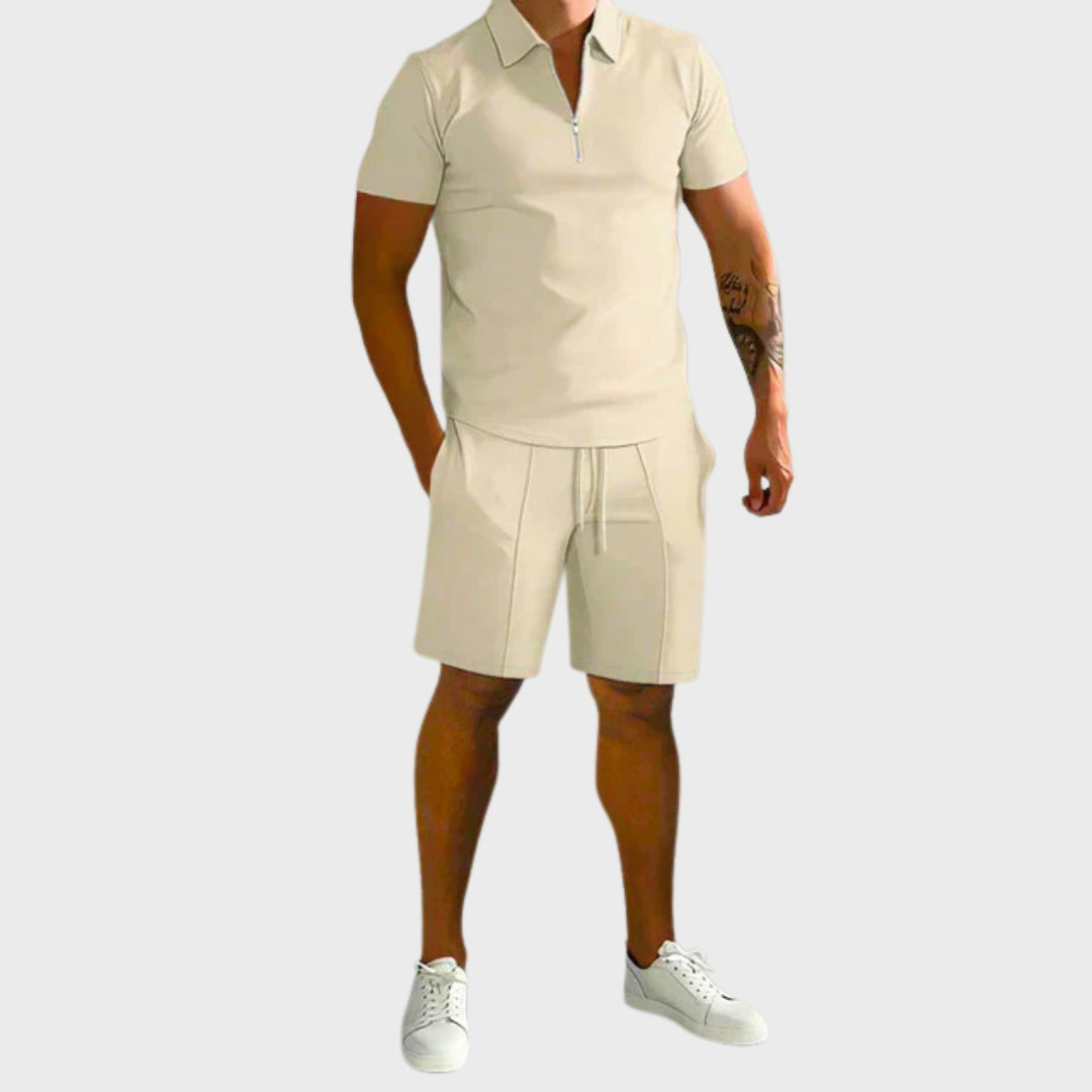 Conjunto Estiloso de Duas Peças masculino