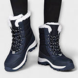 Botas de inverno impermeáveis feminino