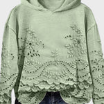 Moletom com Capuz em Renda feminino