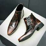 Botas Elegantes em Couro masculino