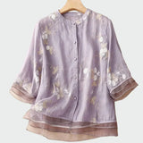 Camisa bordada feminino