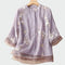 Camisa bordada feminino