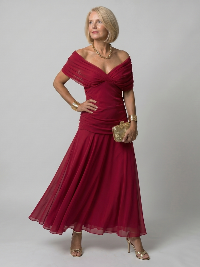 Susy - Vestido midi fluido