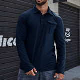 Camisa casual com bolsos masculino