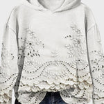 Moletom com Capuz em Renda feminino
