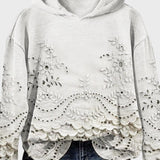 Moletom com Capuz em Renda feminino