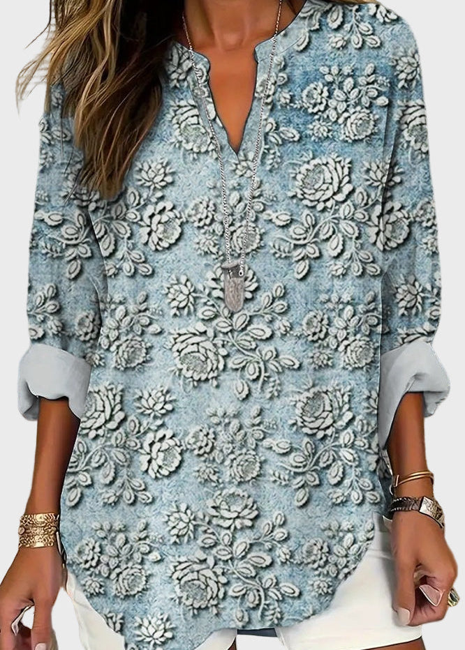 Blusa Blue Dusk Bloom feminino