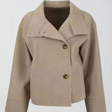 Casaco Curto Luxuoso feminino