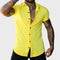 Camisa de Manga Curta Slim masculino