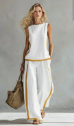 Yasmin | Conjunto bicolor de linhas modernas