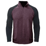 Camisa de algodão com gola subida masculino