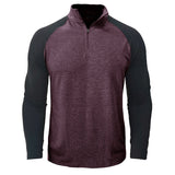 Camisa de algodão com gola subida masculino