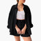 Conjunto de duas peças chique feminino