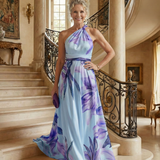 Vestido maxi Amiel floral leve