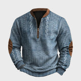 Sweatshirt com fecho masculino