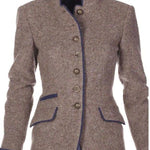 Cardigan Elegante Gola Alta feminino