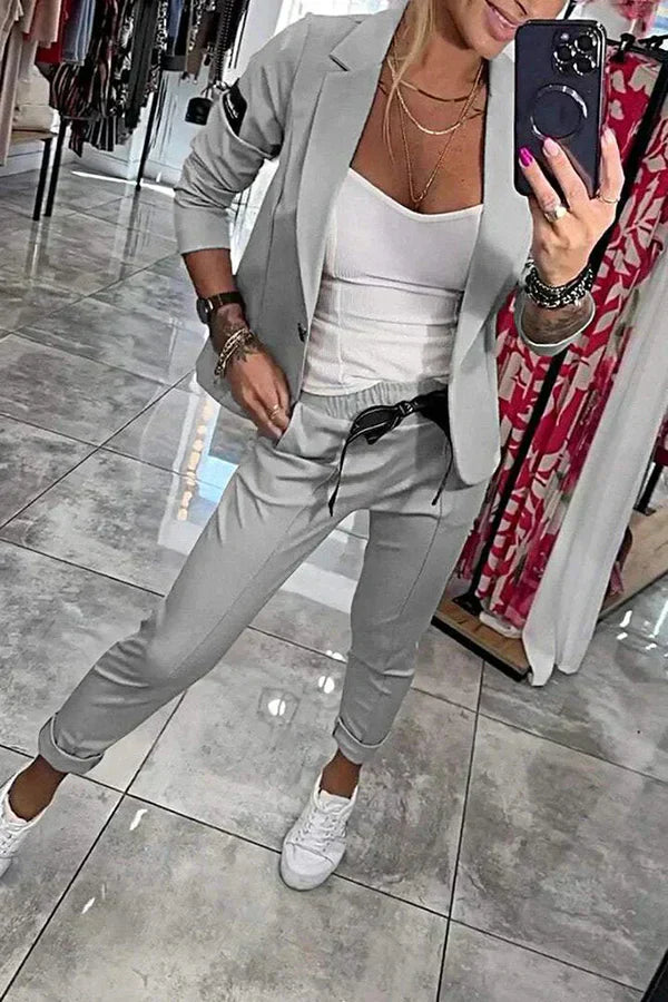 Conjunto elegante feminino