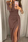Vestido chique ombros descobertos feminino
