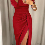 Vestido chique ombros descobertos feminino