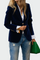 Casaco em linha luxuosa feminino