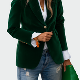 Casaco em linha luxuosa feminino