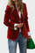 Casaco em linha luxuosa feminino