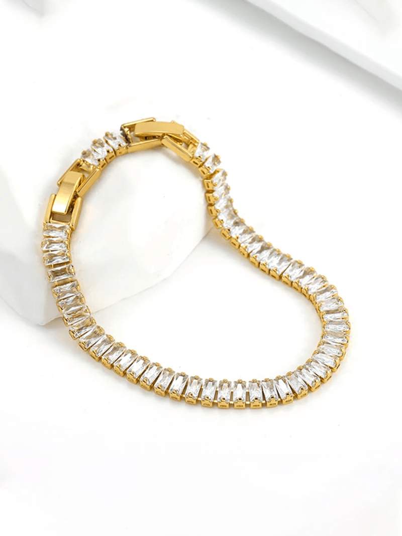 Pulseira de Rivière Baguette feminino