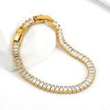 Pulseira de Rivière Baguette feminino