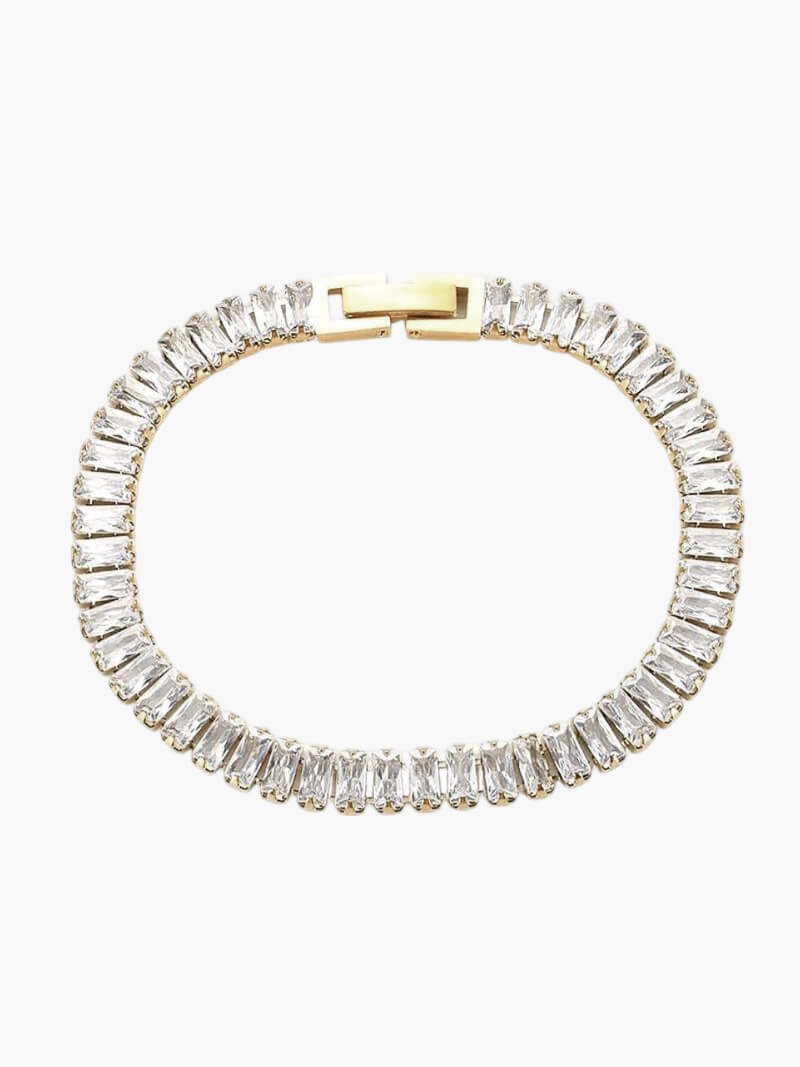 Pulseira de Rivière Baguette feminino