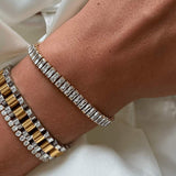 Pulseira de Rivière Baguette feminino