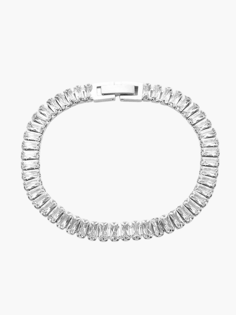 Pulseira de Rivière Baguette feminino