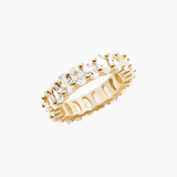 Anel de corte oval feminino