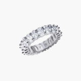 Anel de corte oval feminino
