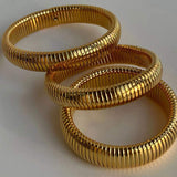 Bracelete canelada feminino
