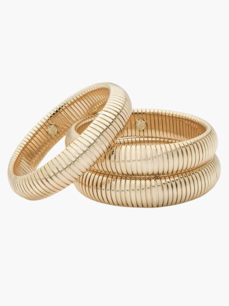 Bracelete canelada feminino