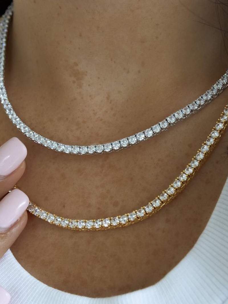 Gargantilha Rivière feminino