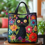 Bolsa acolchoada - Gato Preto Encantado