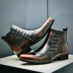 Botas Elegantes em Couro masculino