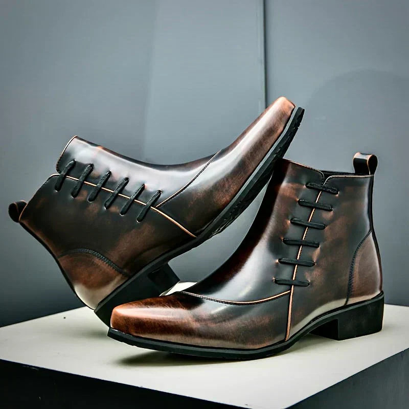 Botas Elegantes em Couro masculino