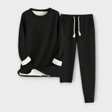 Conjunto de lã térmica feminino