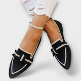 Sapatos rasos para mulher com nó