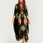 Vestido Longo Estampado feminino