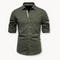 Blusa - Mistura Respirável Fecho Frontal masculino