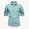 Blusa - Mistura Respirável Fecho Frontal masculino