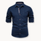Blusa - Mistura Respirável Fecho Frontal masculino